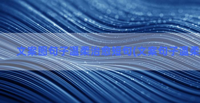 文案图句子温柔治愈短句(文案句子温柔治愈英文)